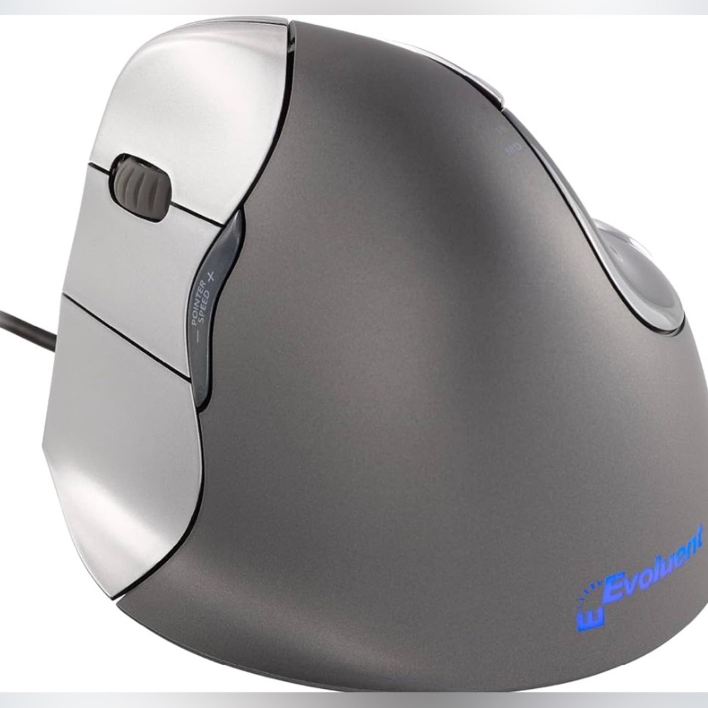 Evoluent VM4L Ergonomic Vertical Mouse Left Hand Wired USB - NEW in box